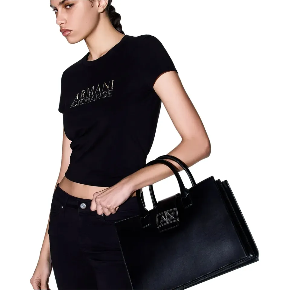 Armani Exchange Jodie handtas zwart, foto 2