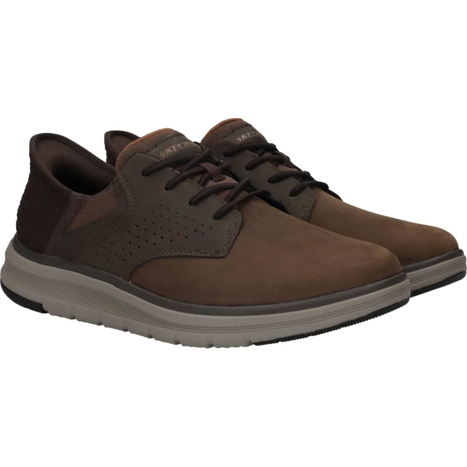Skechers Slip-Ins Orell Yates instappers bruin, foto 3