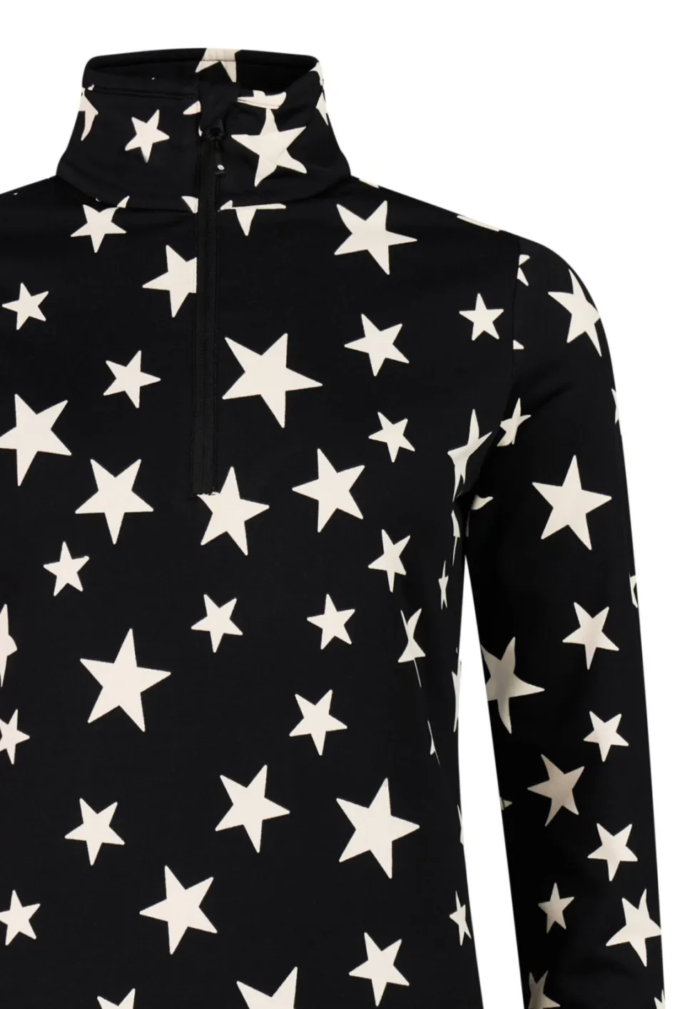 Protest PRTSwana fleece sweater met sterren - zwart/ecru, foto 5