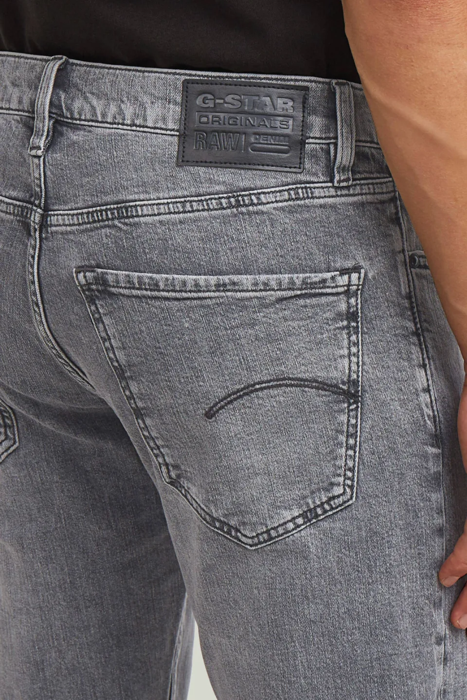 G-Star Mosa straight leg jeans grijs, foto 5
