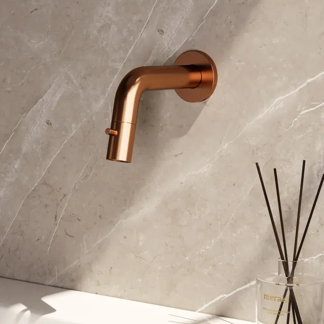 Brauer Inbouw Fonteinkraan Brauer Copper Edition Inkortbaar Koper Geborsteld PVD Brauer
