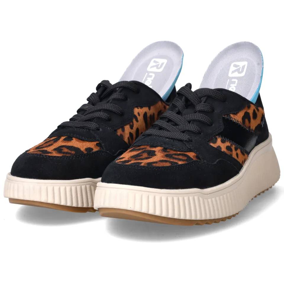 Rieker lage sneakers zwart, foto 6