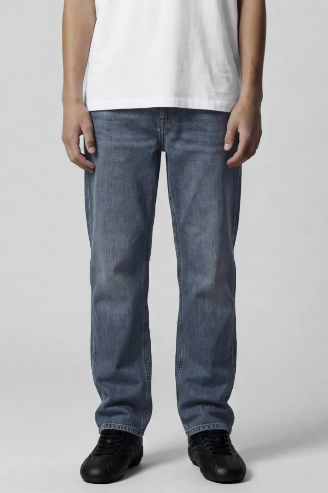 LMTD straight leg jeans - dark blue denim, foto 4