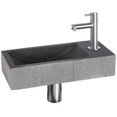 Differnz Fonteinset Mix&match Set Ribble Recht Mat Chroom
