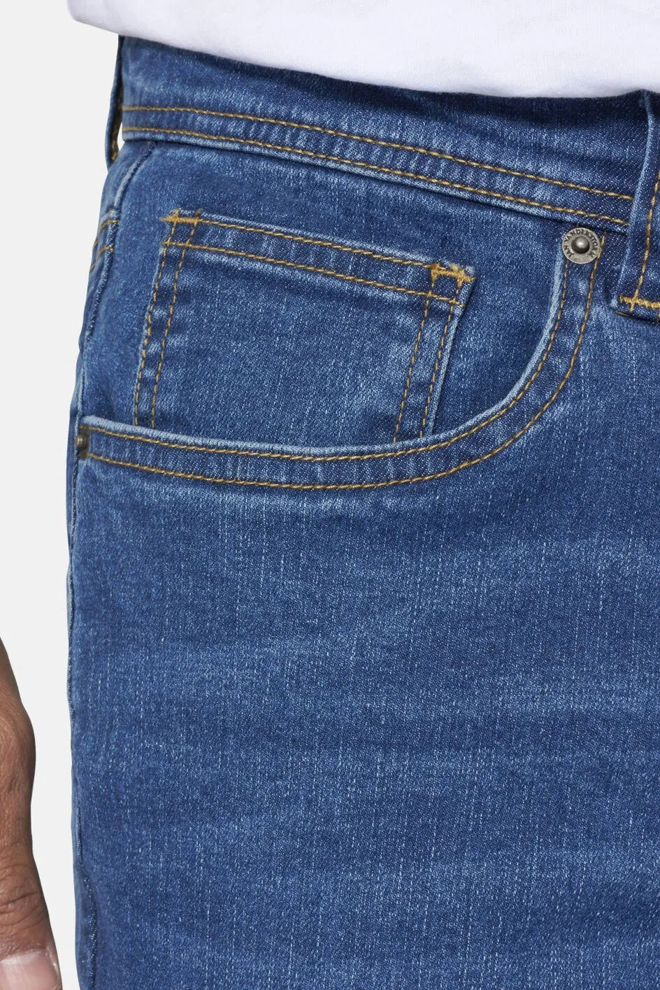 Jan Vanderstorm BOLKER regular fit jeans blauw +FIT Collectie Plus Size, foto 5
