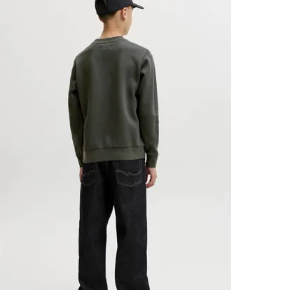 Jack & Jones JUNIOR sweater met logo - kaki, foto 3