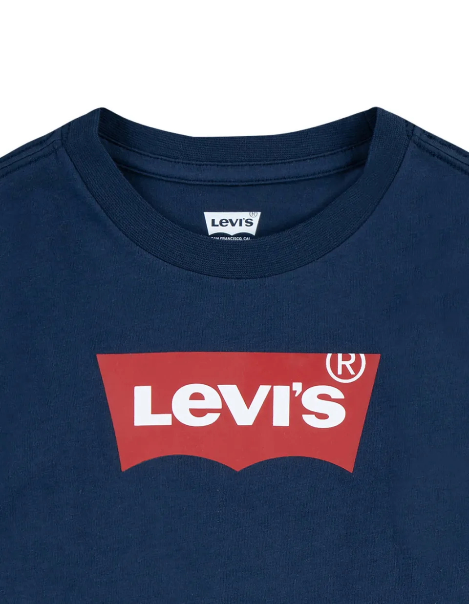 Levi's Batwing longsleeve donkerblauw, foto 6