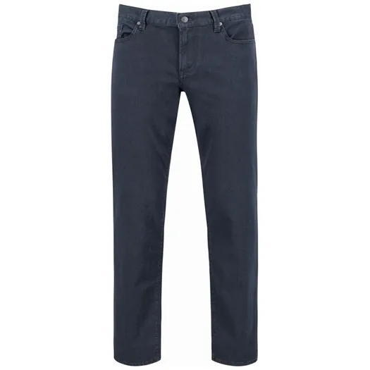 Alberto Pipe regular fit broek zwart donkerblauw