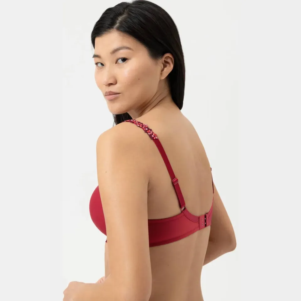 Mey Delightful T-shirt-bh met beugel koraalrood, foto 6