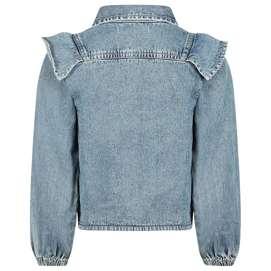 Koko Noko denim blouse lichtblauw, foto 3