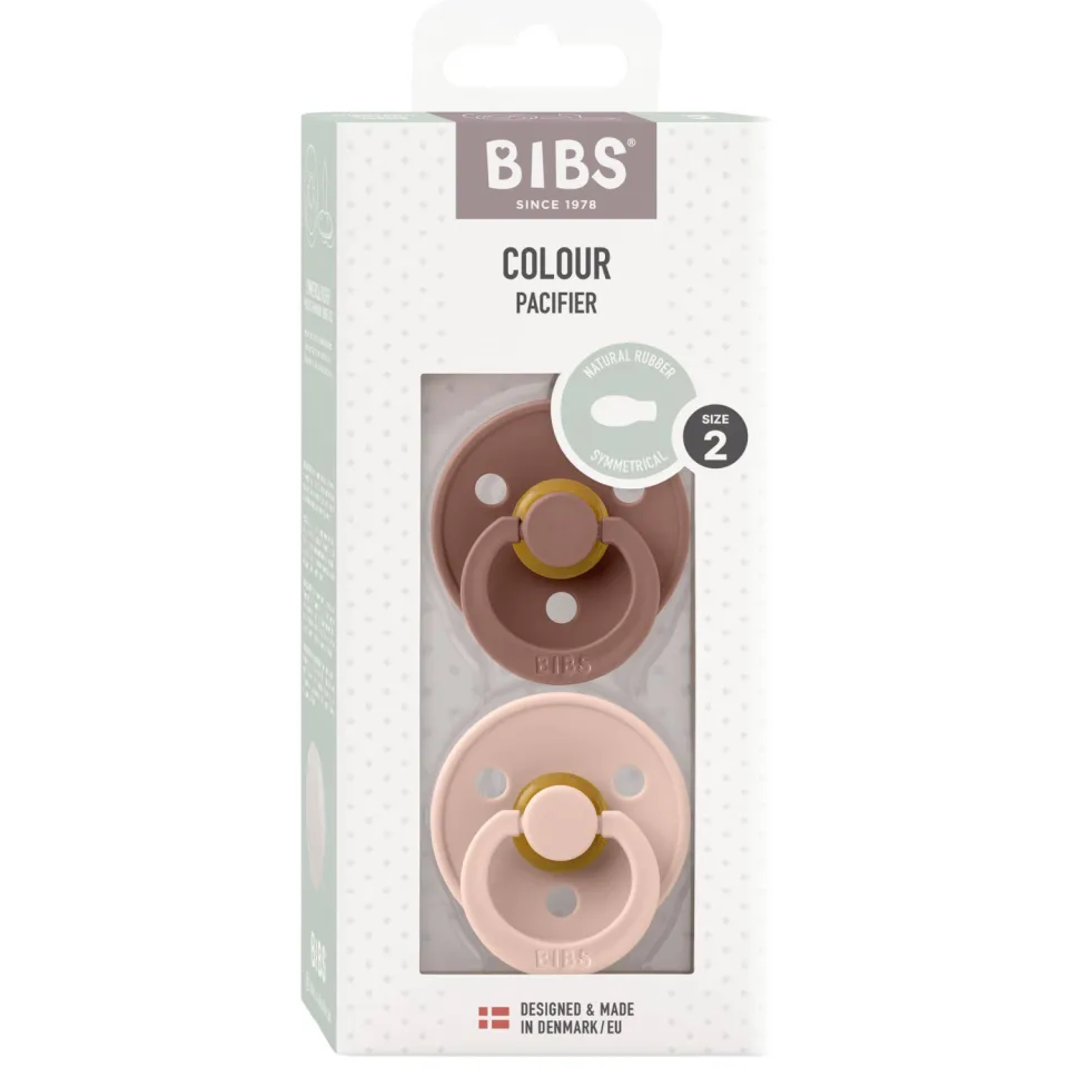 Bibs Colour fopspeen woodchuck/blush symmetrisch 6-18 maanden, foto 3