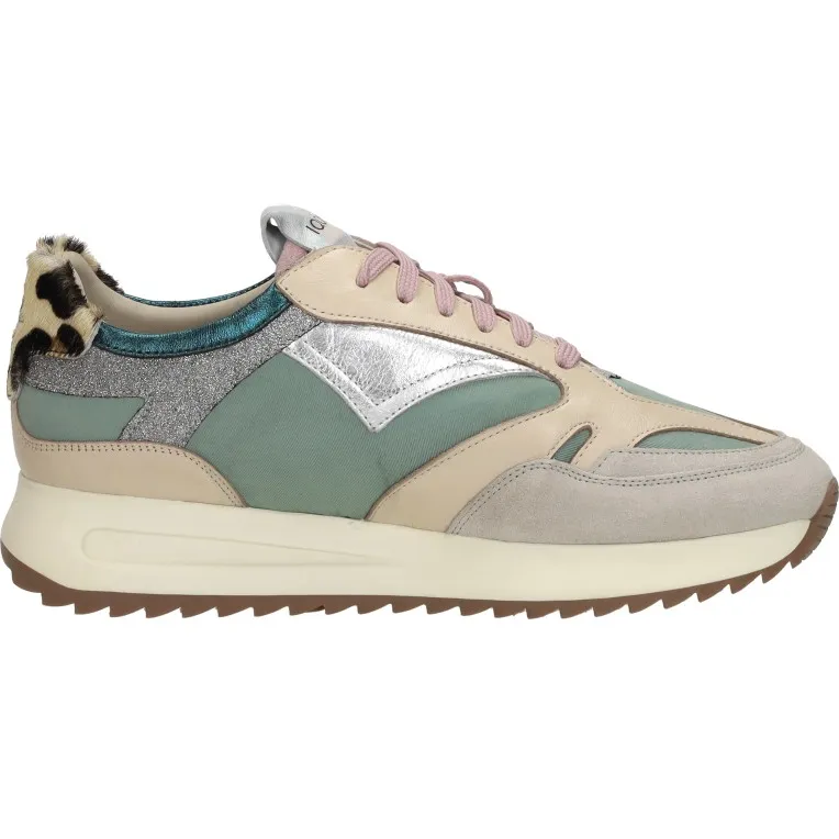 Iqonic Michelle lage sneakers groen