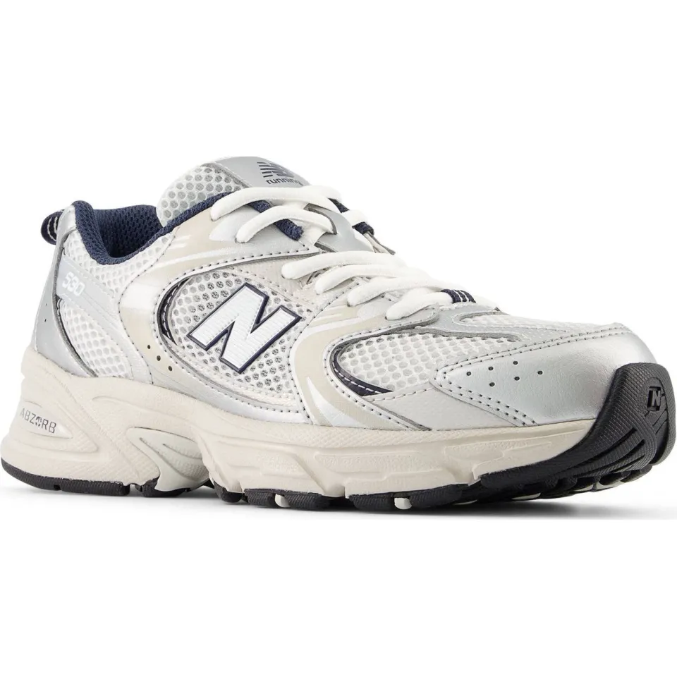 New Balance 530 sneakers lichtgrijs lichtgrijs/donkerblauw, foto 4