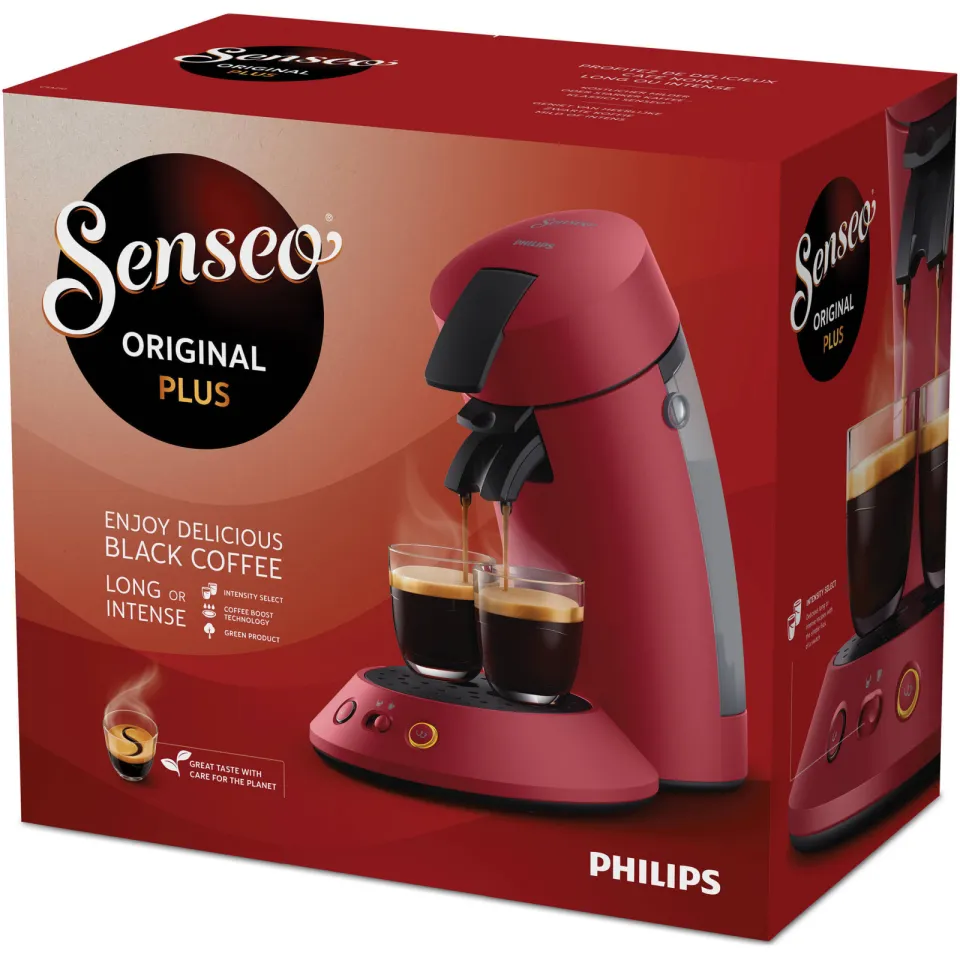 Philips Senseo Original Plus CSA210/90 koffiepadmachine rood, foto 4