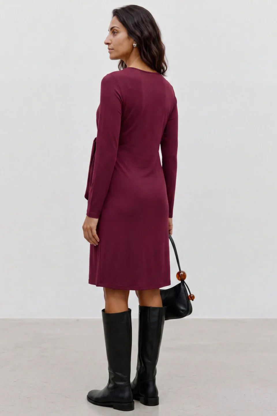 Vero Moda Maternity zwangerschapsjurk VMMJILL donkerrood, foto 2
