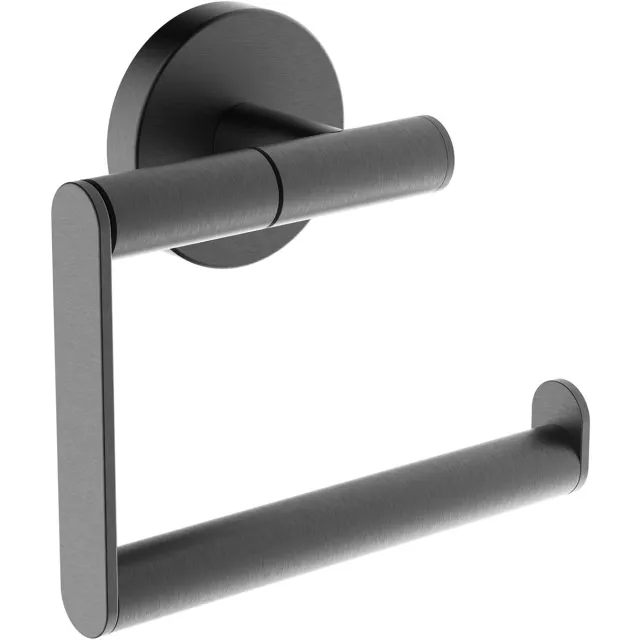 Wiesbaden Alonzo toiletrolhouder zonder klep gunmetal
