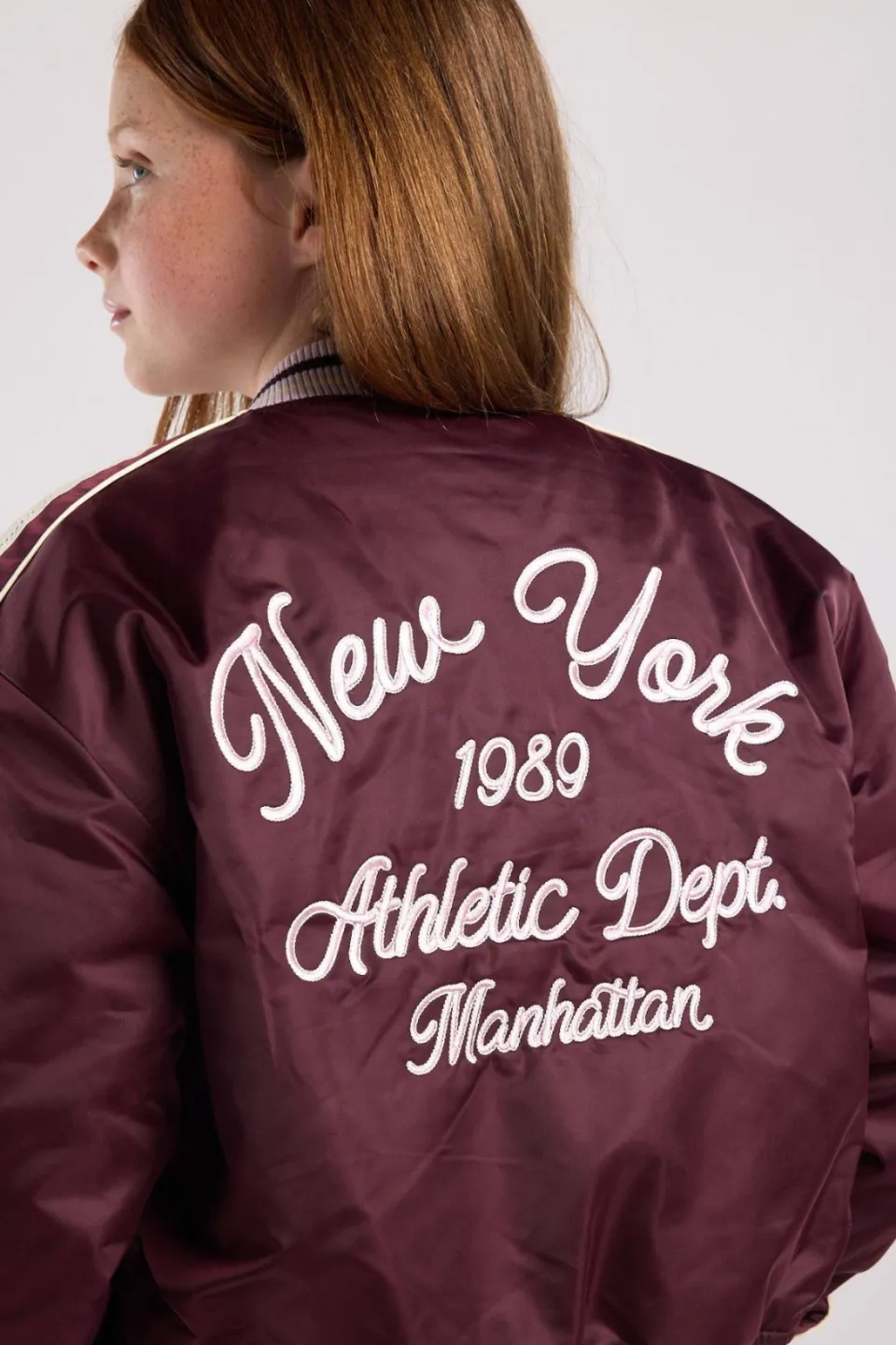 America Today baseball jacket bordeauxrood, foto 7