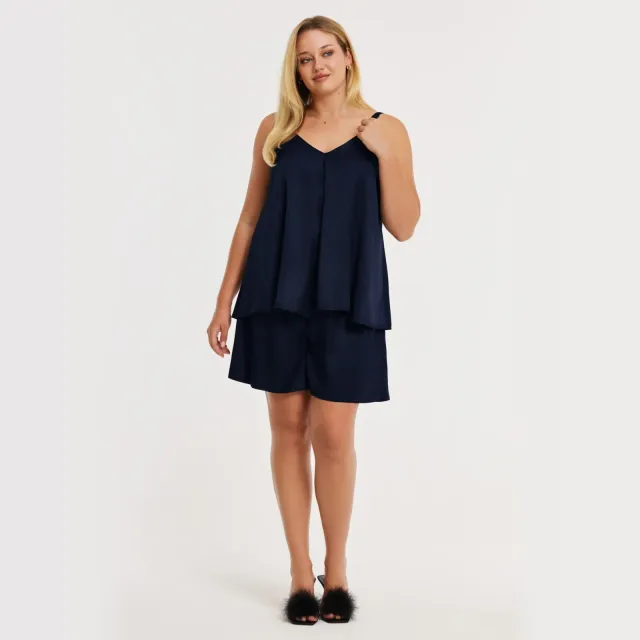 Yoek Morning Muse short blauw