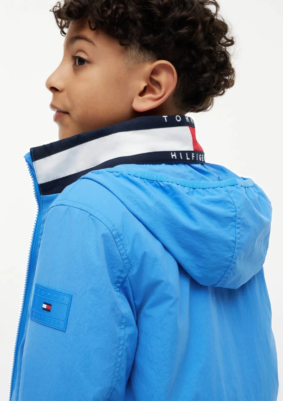 Tommy Hilfiger gewatteerde winterjas blauw, foto 5