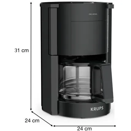 Krups ProAroma F30908 koffiefiltermachine zwart, foto 4
