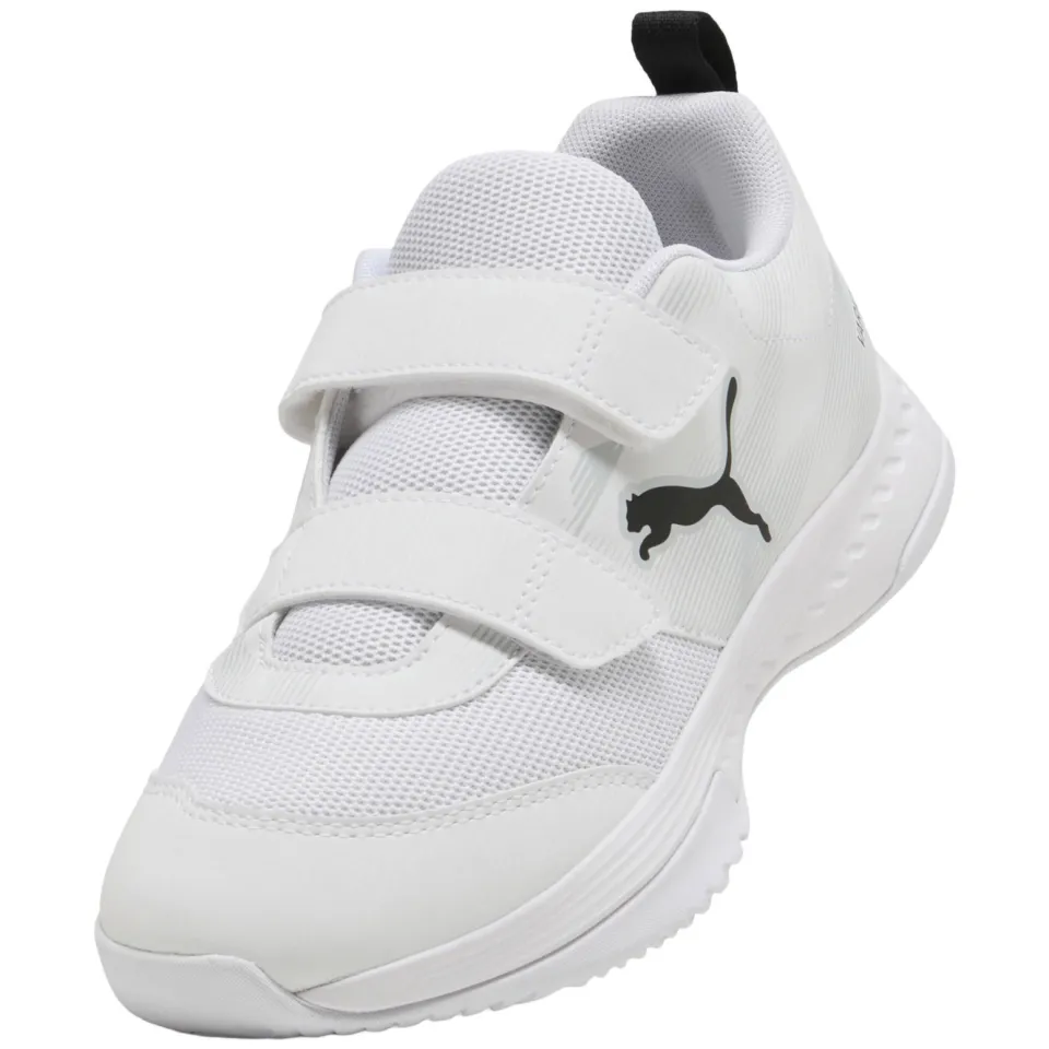 Puma Varion 3 V junior imitatieleren voetbalschoenen - wit/zwart, foto 3