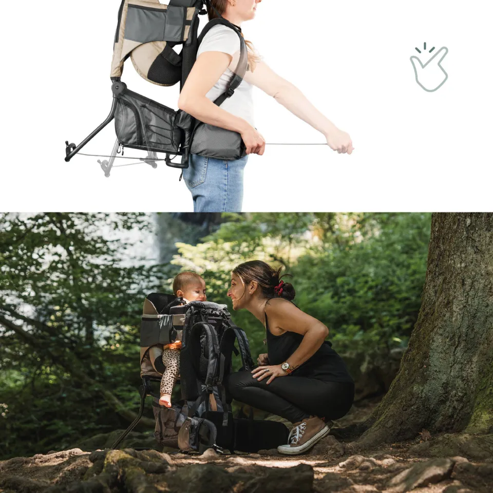 Babymoov Moov & Hike+ rugdrager dune, foto 7