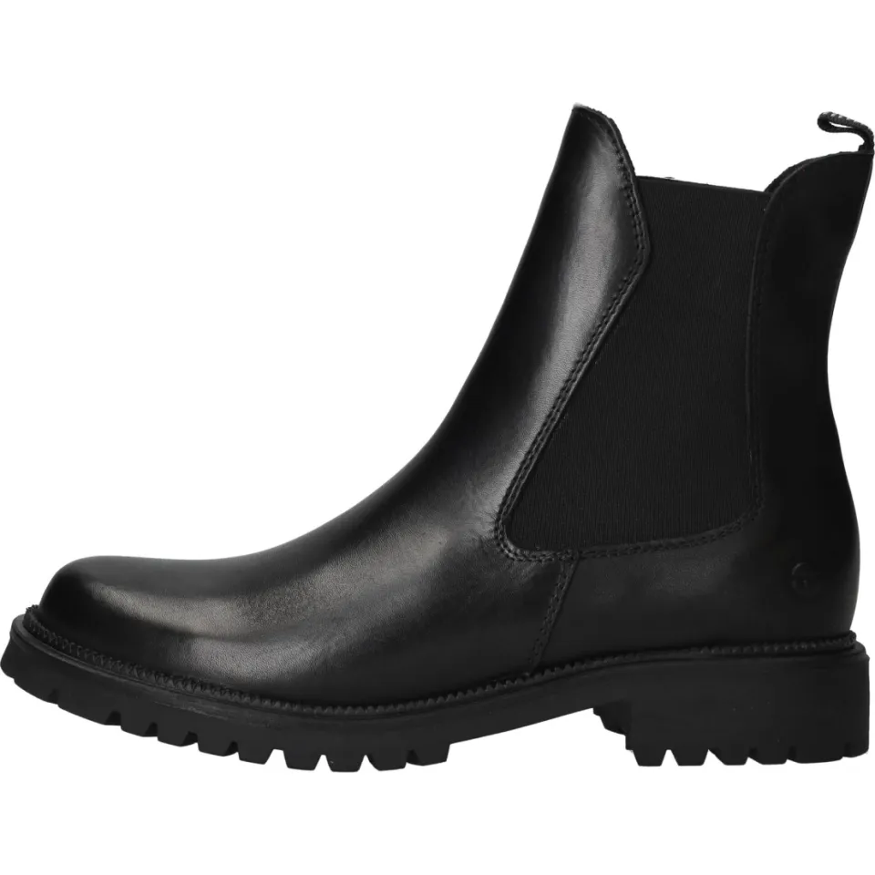 Tamaris zwarte chelsea boots, foto 5