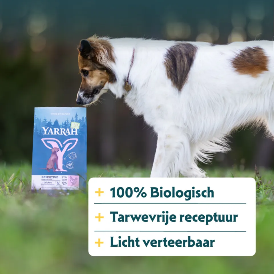Yarrah biologisch sensitive hondenvoer kip 2 kg, foto 3
