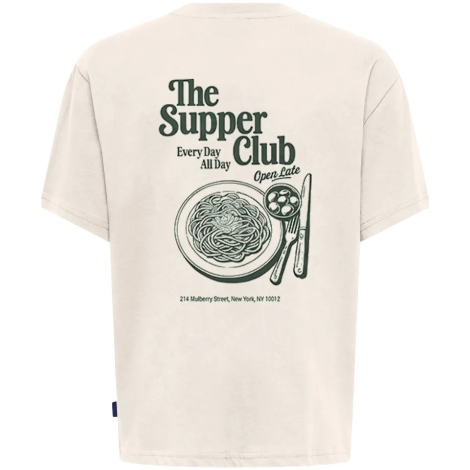 Only & Sons t-shirt met backprint zand, foto 2