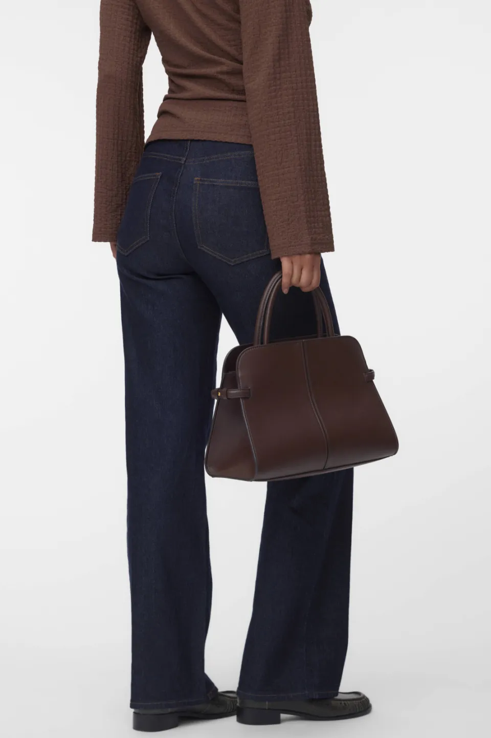 Vero Moda MATERNITY VMMTESSA zwangerschaps wide leg jeans - donkerblauw, foto 6