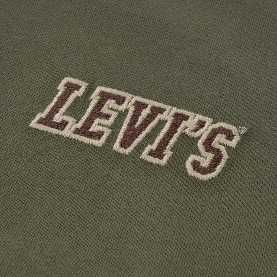 Levi's Kids longsleeve met backprint olijfgroen, foto 5