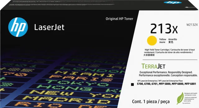 Hp 213X Geel Originele LaserJet Toner