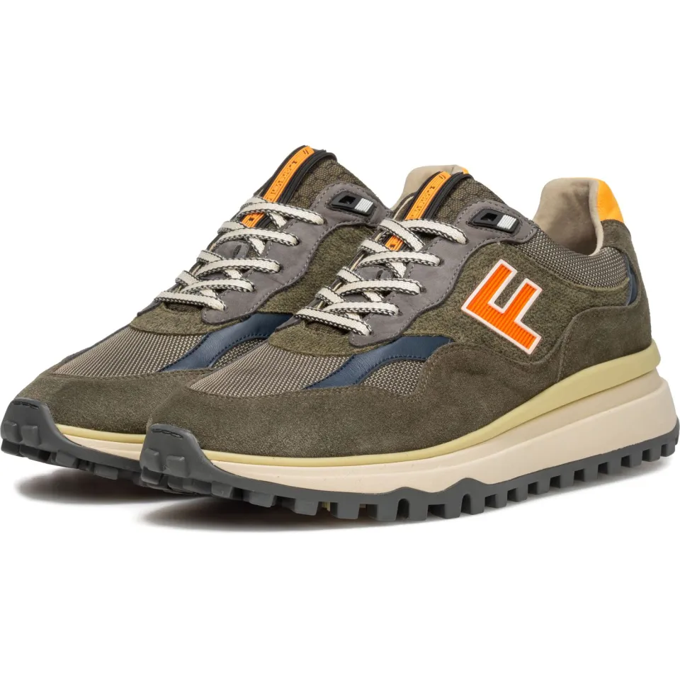 Floris Van Bommel De Gripper 01.38 suède sneakers - donkergroen, foto 3