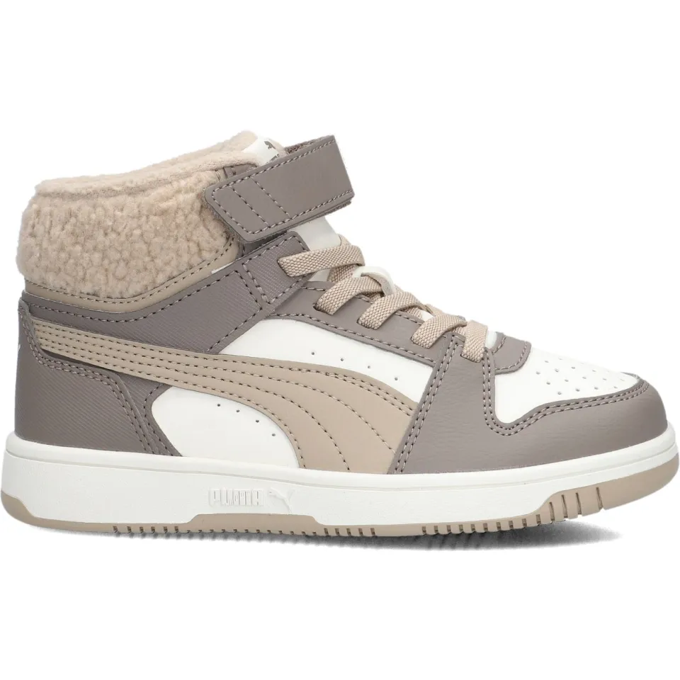 Puma Rebound Slam Mid Cozy sneakers beige, foto 4
