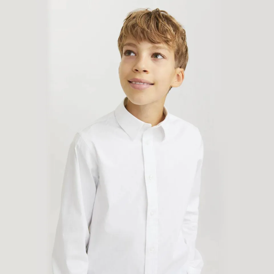 Jack & Jones JUNIOR overhemd wit, foto 4