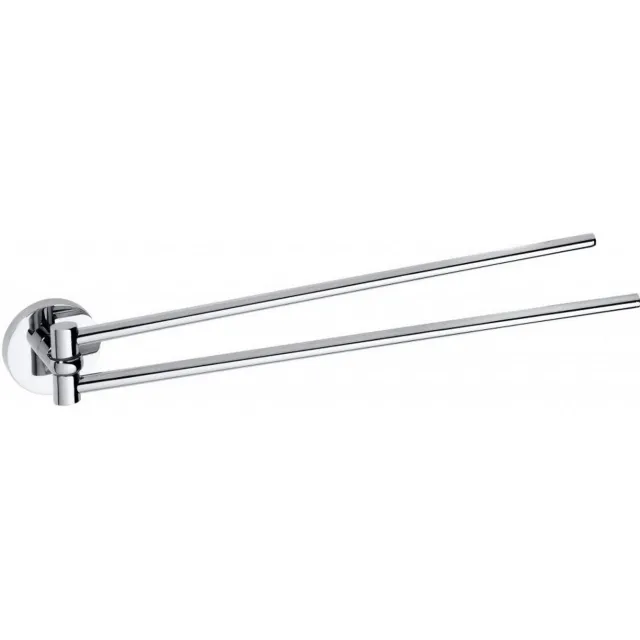 Sapho Dubbele Handdoekhouder Sapho X-Round Draaibaar 42 cm Chroom