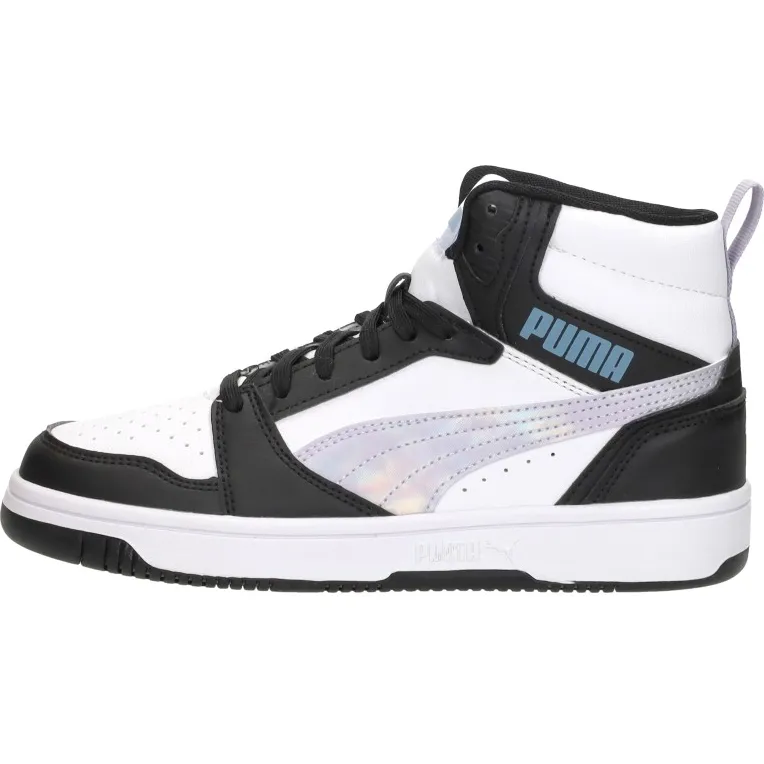 Puma Rebound V6 Mid Space Belle sneakers zwart-wit, foto 3