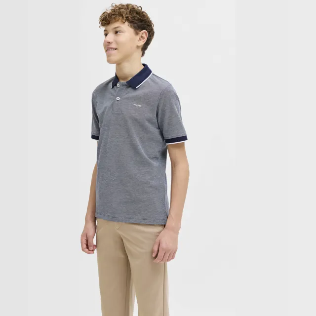 Jack & Jones JUNIOR polo marineblauw, foto 2