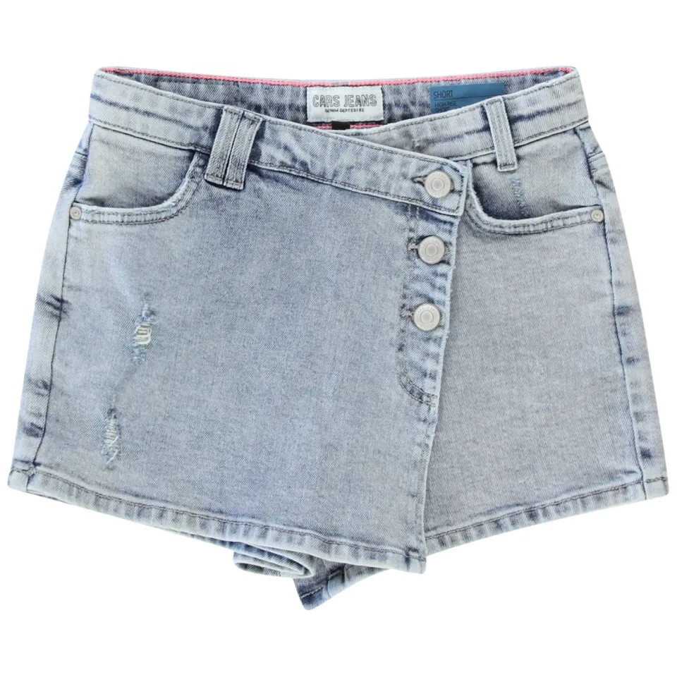 Cars LONDY skort stone bleached light blue denim, foto 2