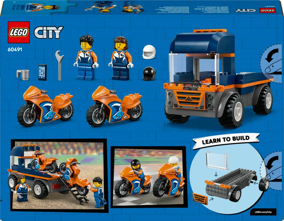 Lego City Transportwagen voor motoren 60491, foto 4