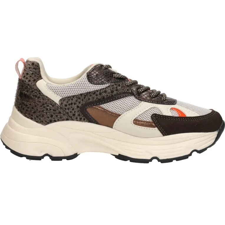 Sub55 lage sneakers taupe