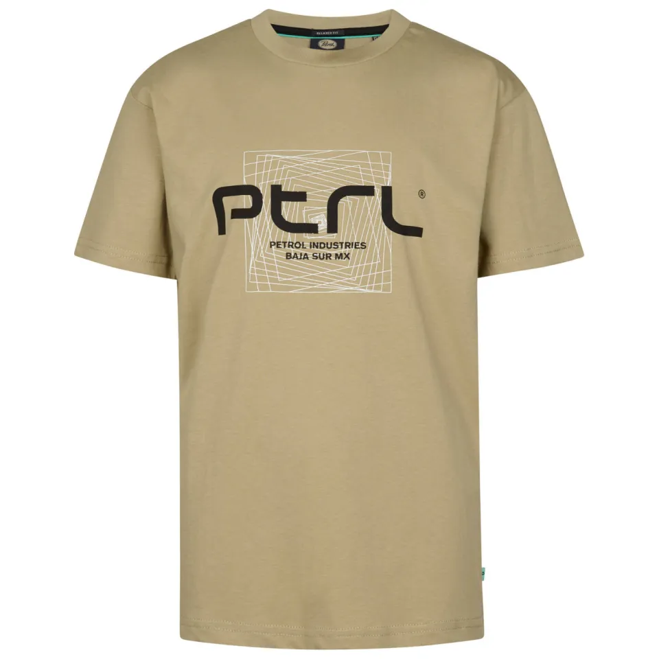 Petrol Industries t-shirt zand, foto 2