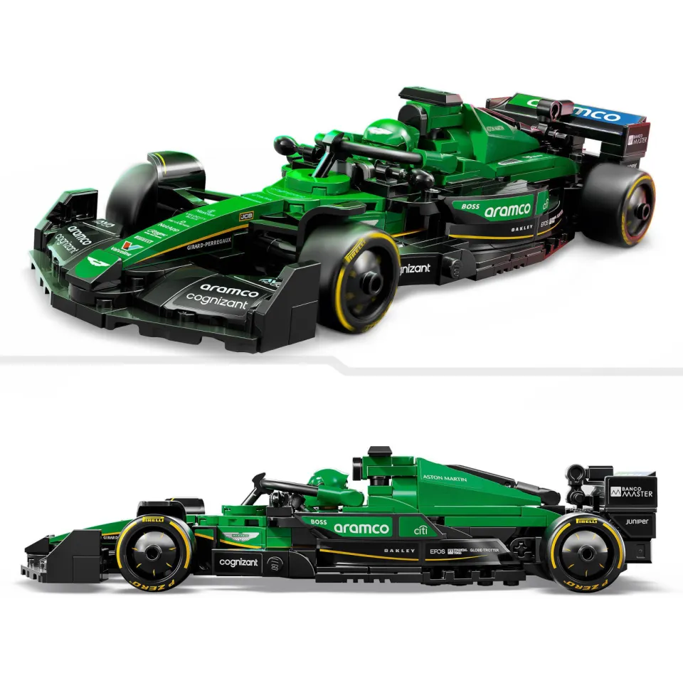 Lego Speed Champions Aston Martin Aramco F1® AMR24 racewagen 77245, foto 3