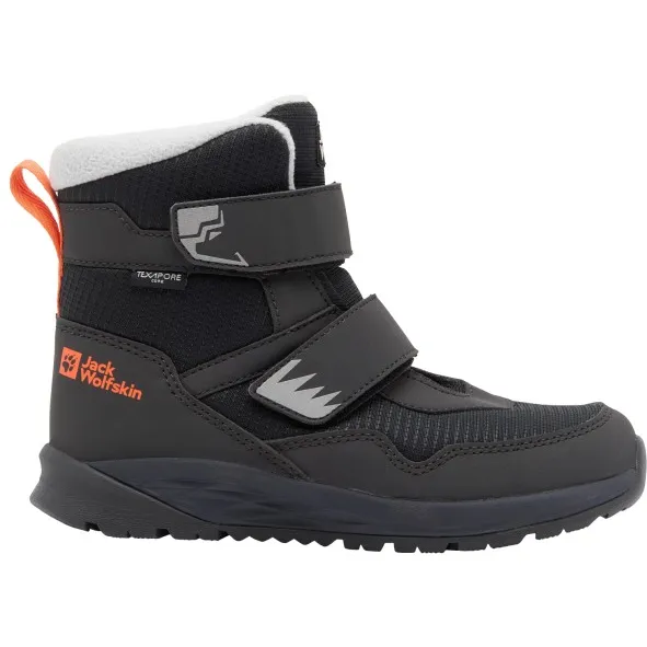 Jack Wolfskin Polar Bear-B Texapore Mid VC winterschoen zwart Zwart/Grijs