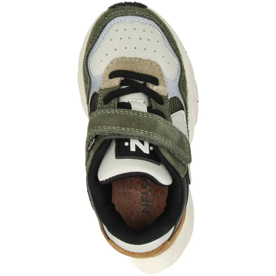 Nelson Kids chunky suède sneakers - kaki, foto 6