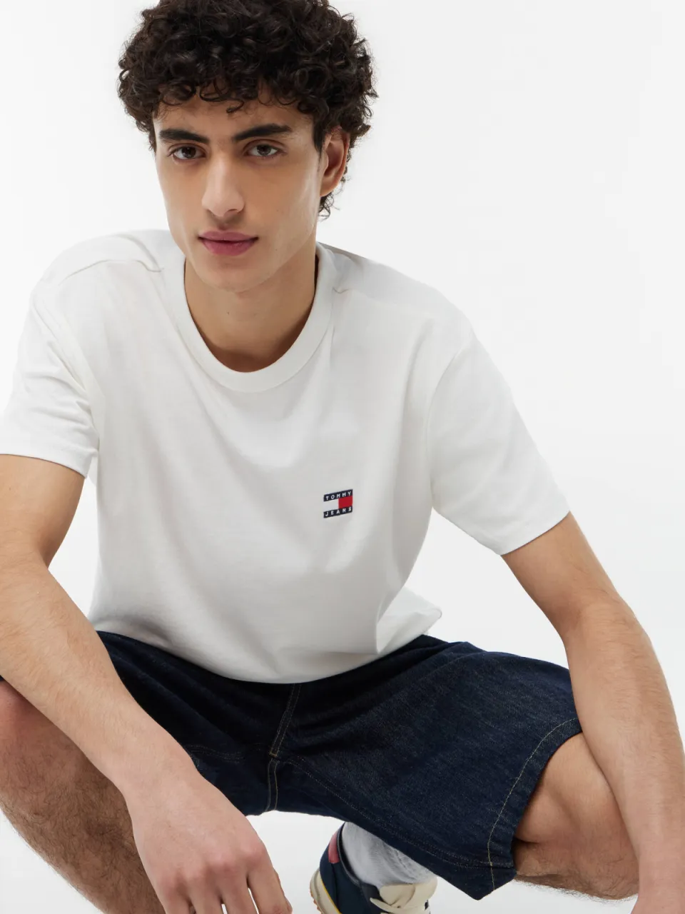 Tommy Jeans regular T-shirt Ecru