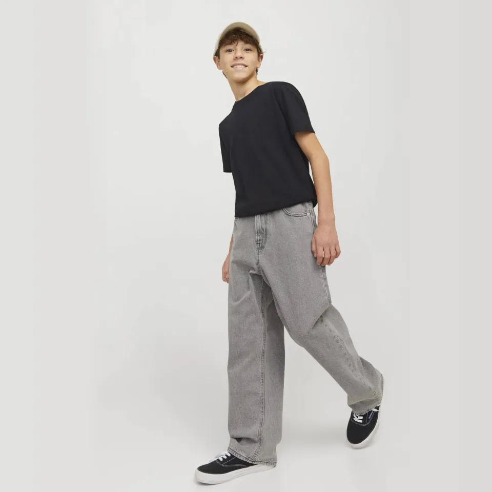 Jack & Jones JUNIOR loose fit jeans - grey denim, foto 3