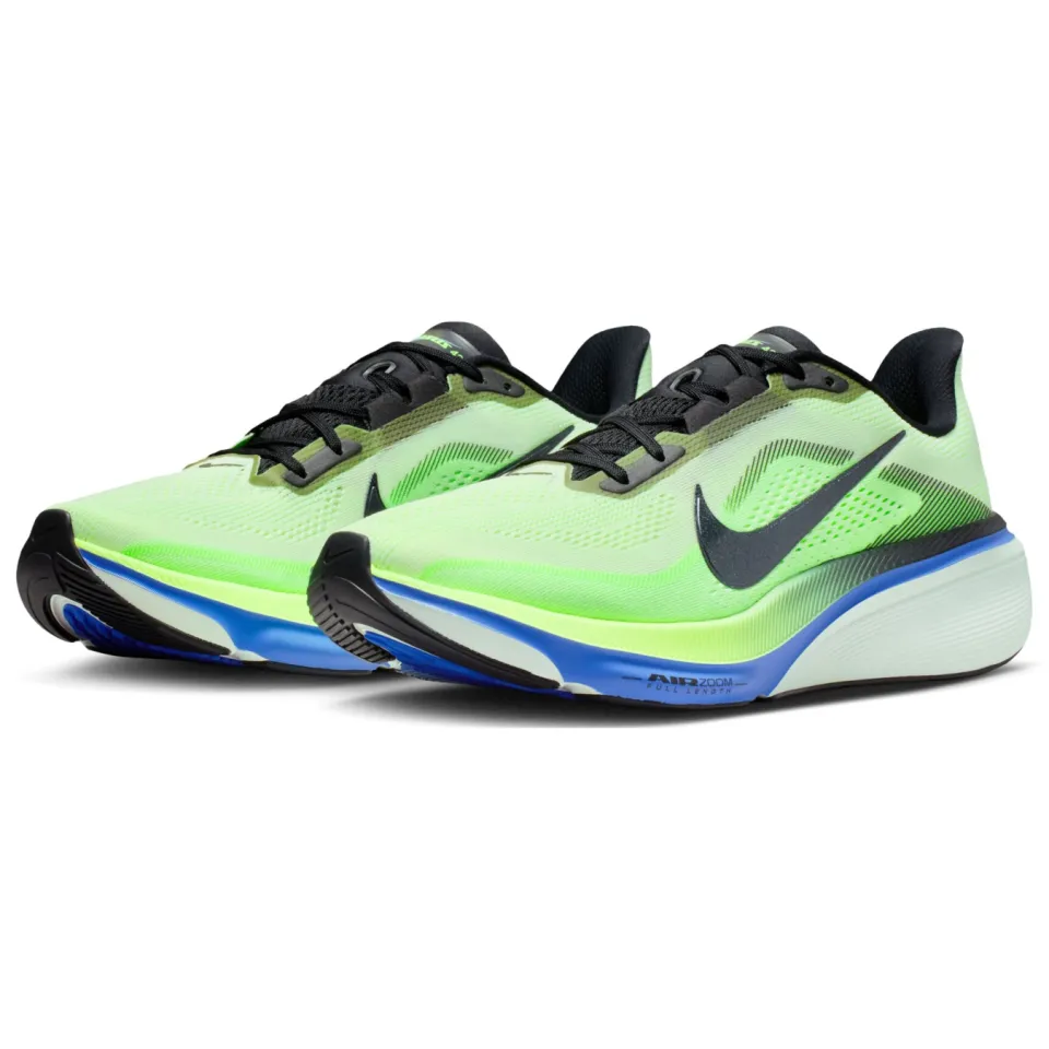 Nike Air Zoom Pegasus 42 Hardloopschoenen Neongroen Zwart Blauw, foto 3