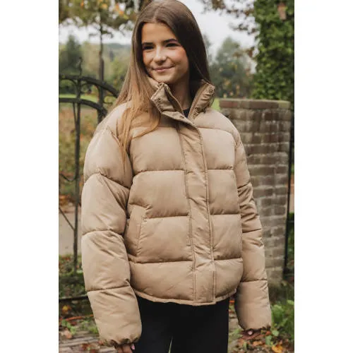 LOOXS 10sixteen quilted winterjas camel, foto 5