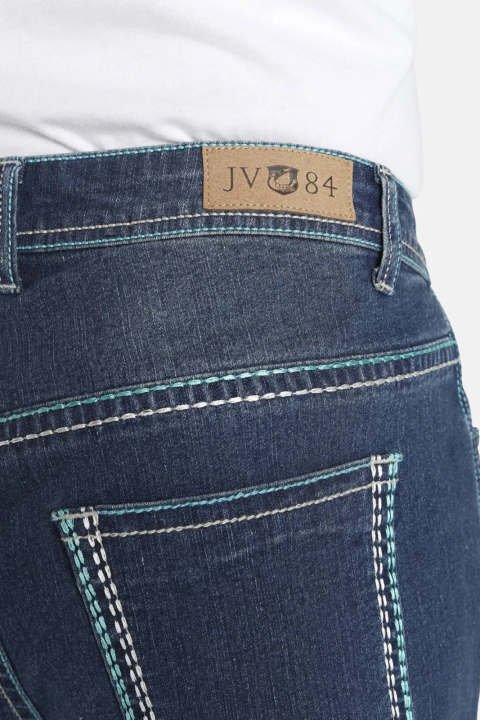 Jan Vanderstorm MORTEN loose fit jeans blauw +FIT Collectie Plus Size, foto 6